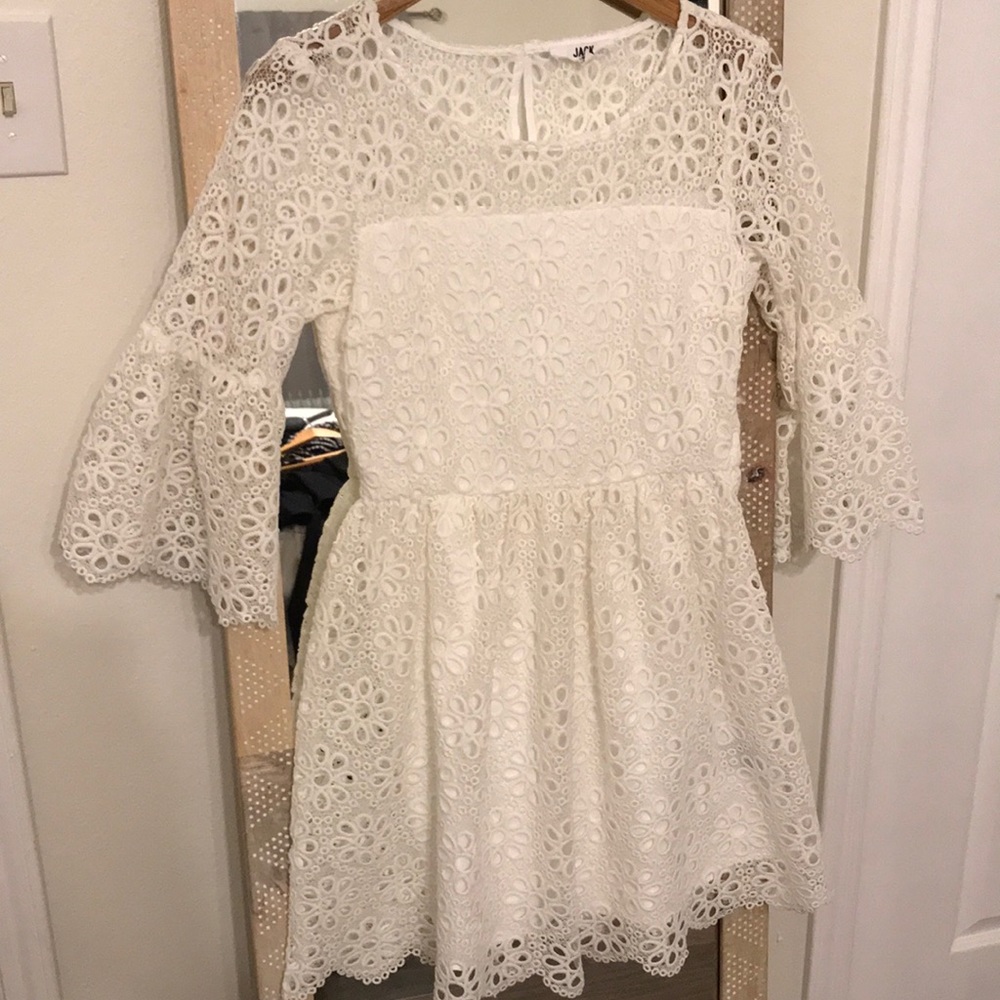 White lace dress